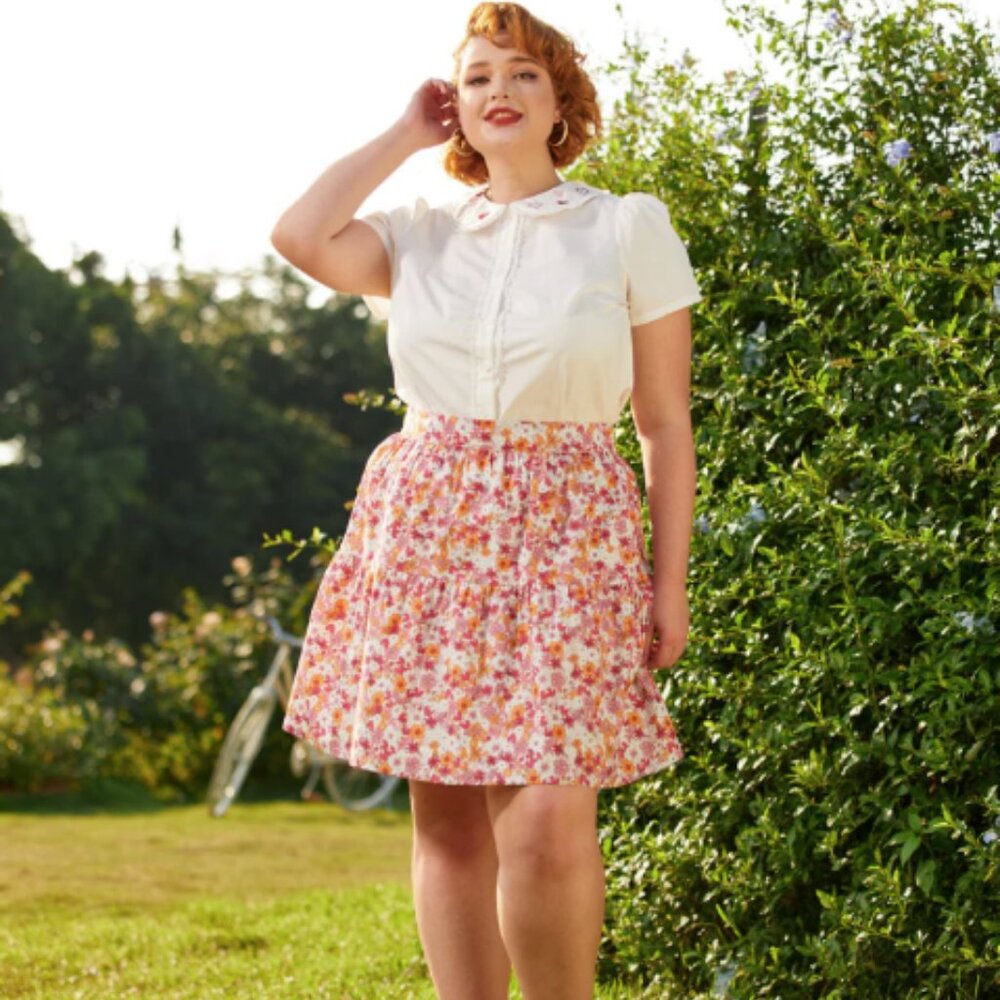 Dolls On Parade Tiered Skirt